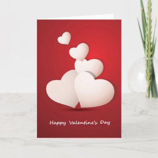 Valentine's Day Background Holiday Card