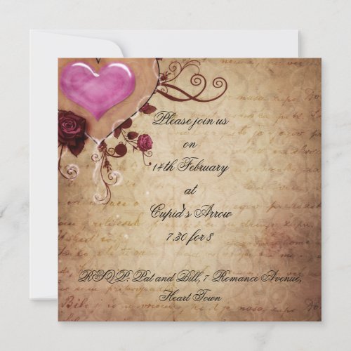 Valentine's Day Ball Invitation