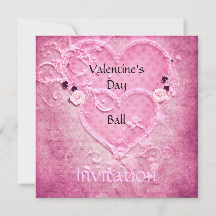 Valentine's Day Ball Invitation | Zazzle