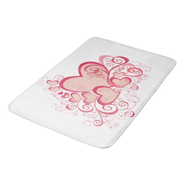 Valentine's Day Bath Mat (Angled)