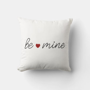 Valentine's Day Be Mine Farmhouse Throw Pillow