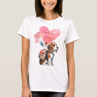 Valentine's Day Beagle T-shirt 