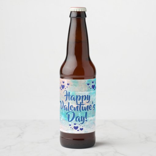 Valentine's Day beer labels by dalDesignNZ | Zazzle