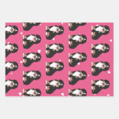 Valentines Day Bernese Mountain Dog   Wrapping Paper Sheets (Front 3)