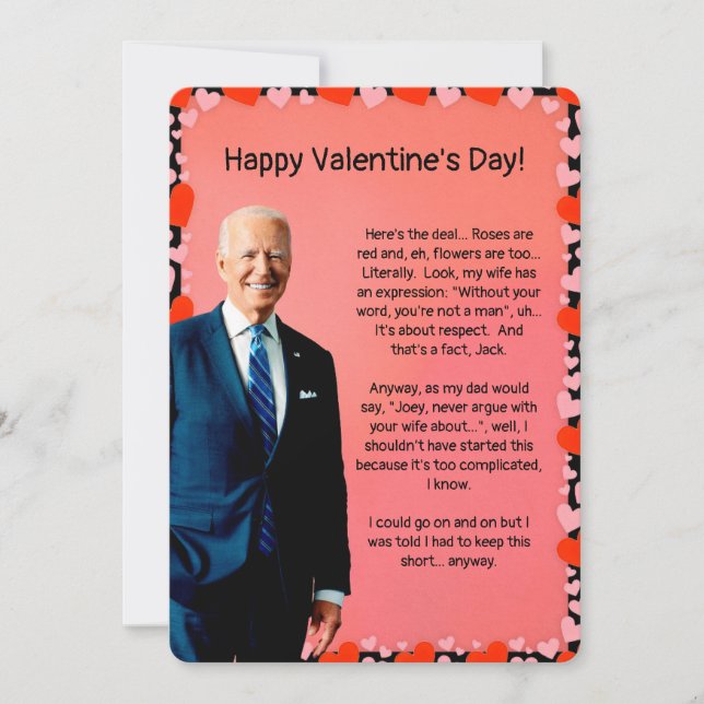 Valentine's Day Biden Card (Front)