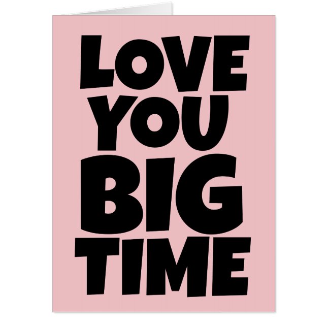VALENTINE'S DAY BIG GIANT GREETING CARD (Front)