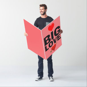 VALENTINE'S DAY BIG JUMBO LOVE GREETING CARD