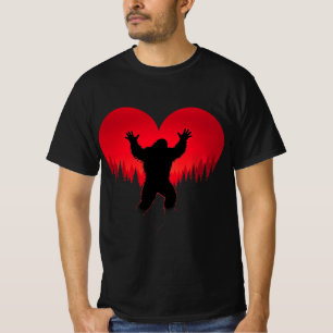 Valentines Day BigFoot Premium T-Shirt, Funny T-Shirt