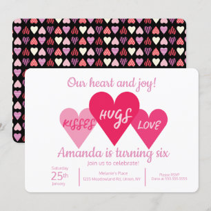 Valentines Day Birthday Party Invitation