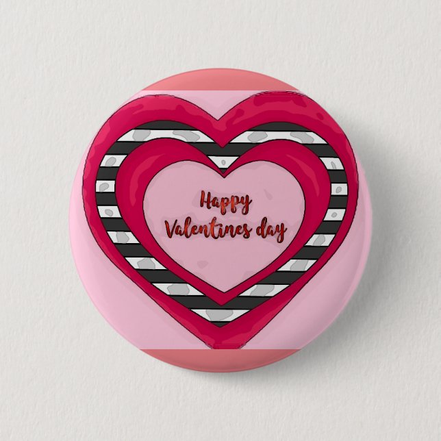 Valentine's Day  Button (Front)