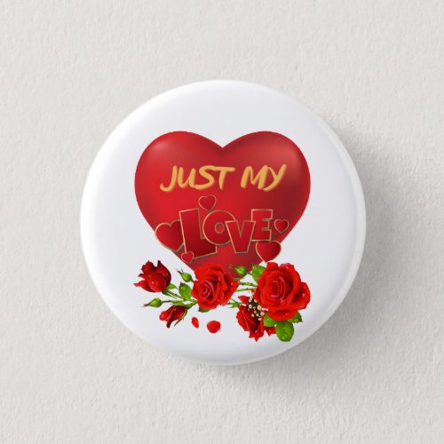 Valentines Day Button