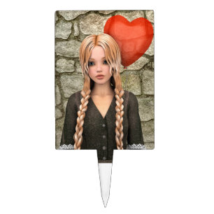 Valentines Day Cake Topper