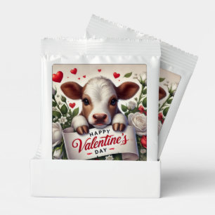 Valentine's Day Calf with Floral Arrangement  Margarita Drink Mix