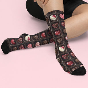 Valentine's Day Candy Chocolates Socks