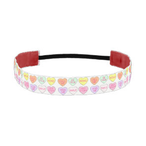 Valentine's Day Candy Heart Hearts Headband