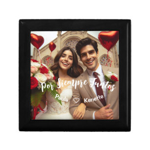 Valentines Day Candy Hearts Custom Photo Spanish Gift Box