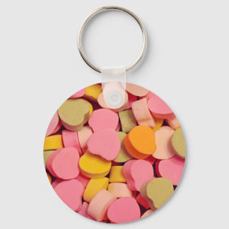 Valentine's Day Candy Hearts Keychain