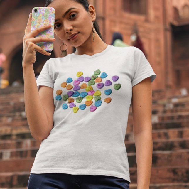 Valentine's Day Candy Hearts Love T-Shirt (Creator Uploaded)