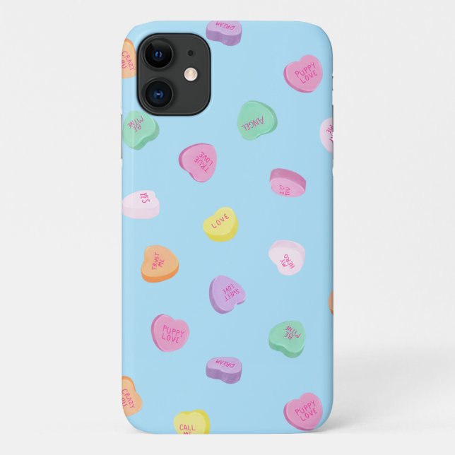 Valentines Day Candy Hearts Pattern Case-Mate iPhone Case (Back)
