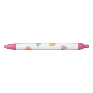 Valentines Day Candy Hearts Pattern Pen