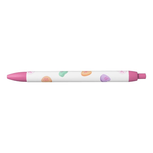 Valentines Day Candy Hearts Pattern Pen (Front)