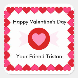 Valentine's Day Candy Sticker