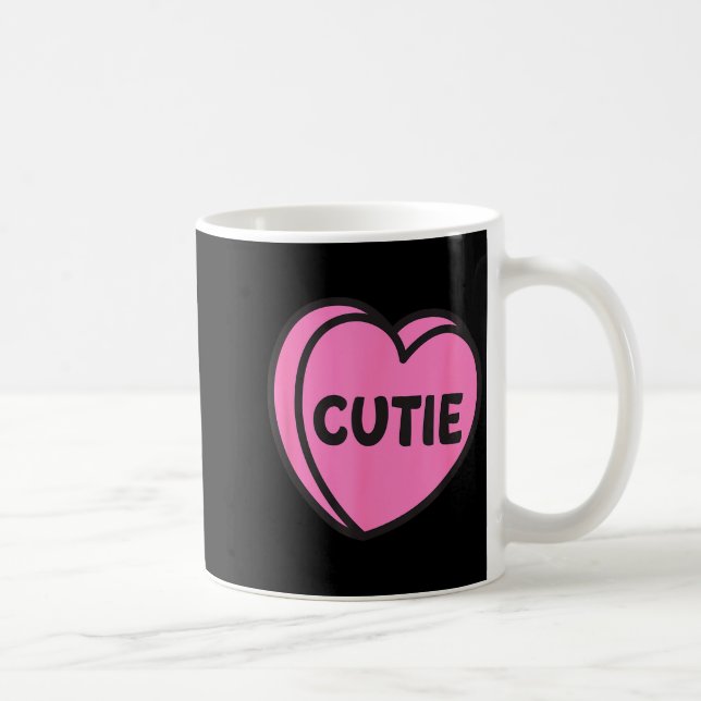 Valentines Day Candy Sweet Hearts Love Cutie  Coffee Mug (Right)