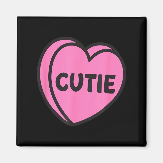 Valentines Day Candy Sweet Hearts Love Cutie  Magnet (Front)