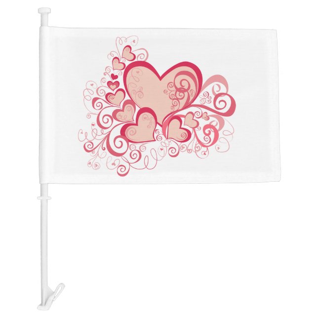 Valentine's Day Car Flag (Front)