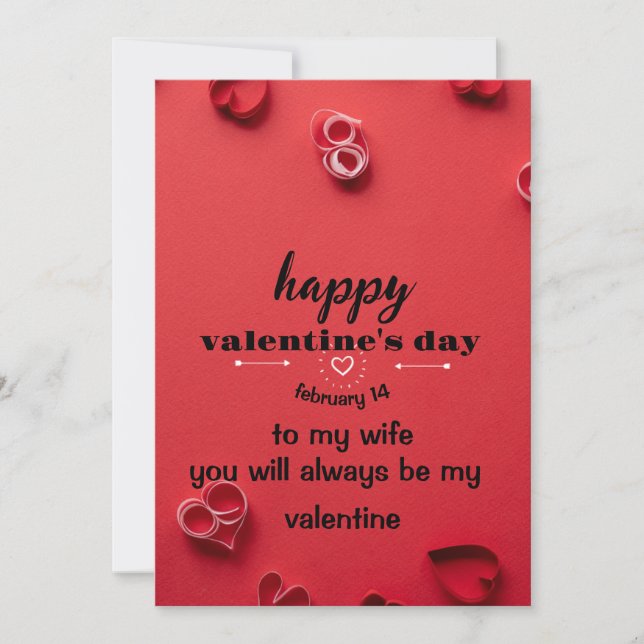 Valentines Day Card (Front)