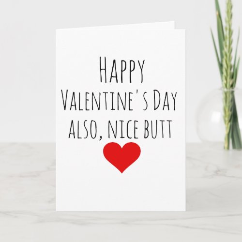 VALENTINES DAY CARD BOYFRIEND FUNNY FOR HIM