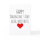 VALENTINES DAY CARD BOYFRIEND FUNNY FOR HIM