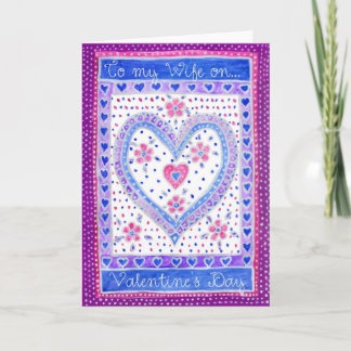 Valentine's Day Card for a Wife