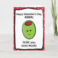 Valentine's Day Card for Abba