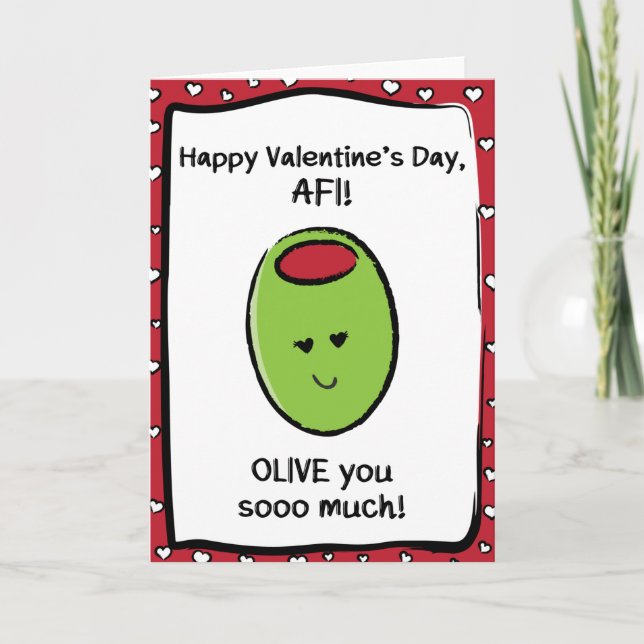 Valentine's Day Card for Afi (Front)