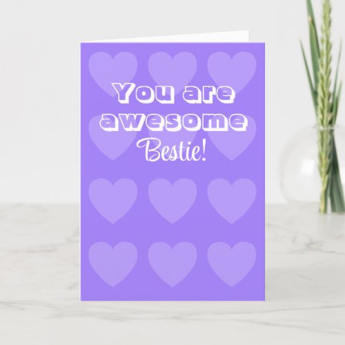 Valentines Day Card for Bestie by Jo Images
