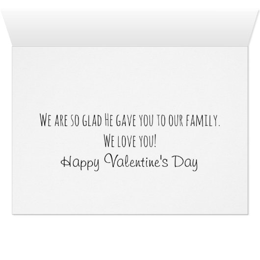Valentine's Day card for children (Inside Horizontal (Bottom))