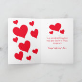 Valentine's Day Card For Goddaughter | Zazzle