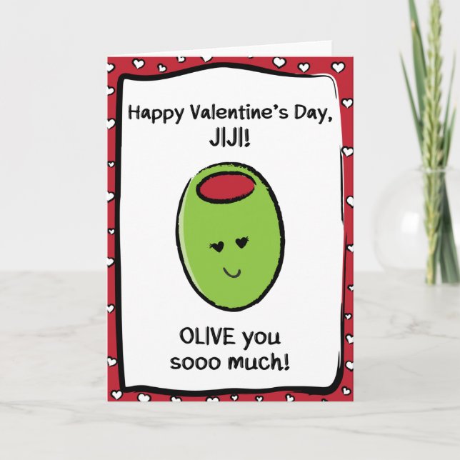Valentine's Day Card for Jiji (Front)