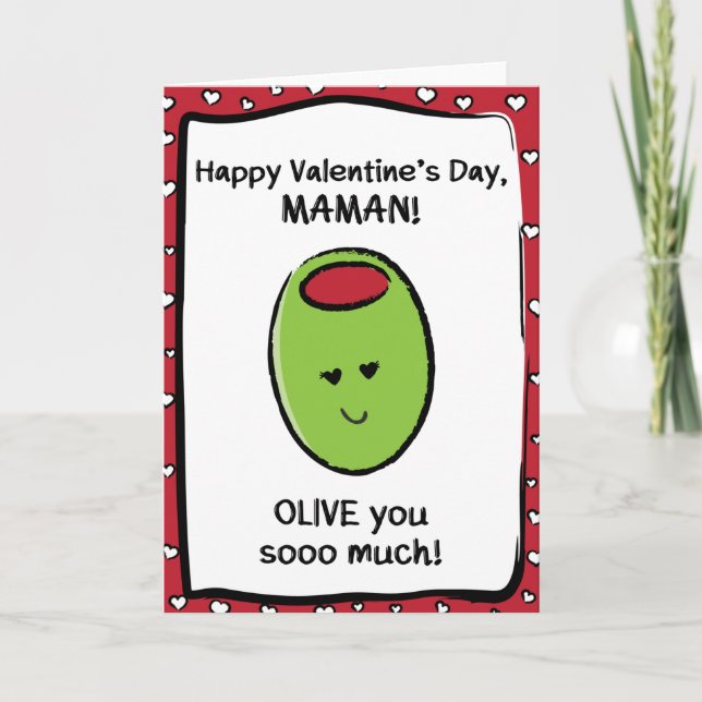 Valentine's Day Card for Maman (Front)