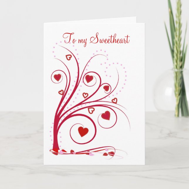 Valentine's Day Card For my Sweetheart (Front)