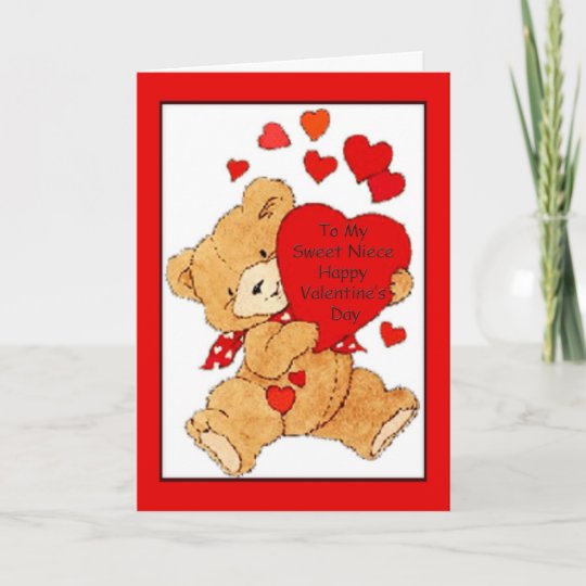 Valentine's Day Card for Niece | Zazzle.com