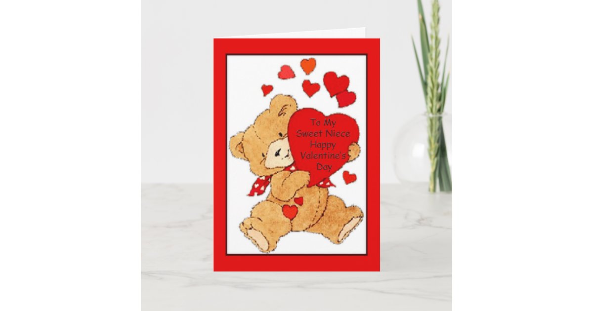 Valentine's Day Card for Niece | Zazzle