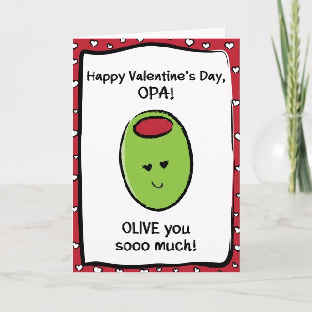 Valentine's Day Card for Opa (Front)