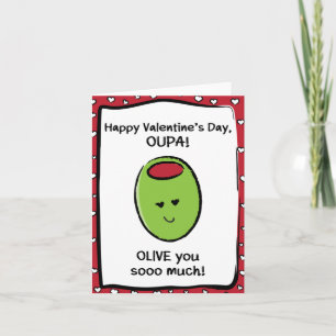 Valentine's Day Card for Oupa