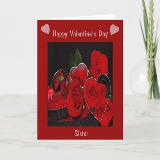 Valentine's Day Card For Sister | Zazzle.com