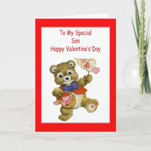 Valentines Day Card For Son