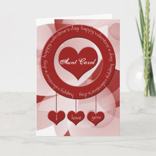 Valentine's Day Card for Special Aunt