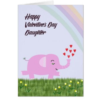 Valentine's Day Card for Young Daughter