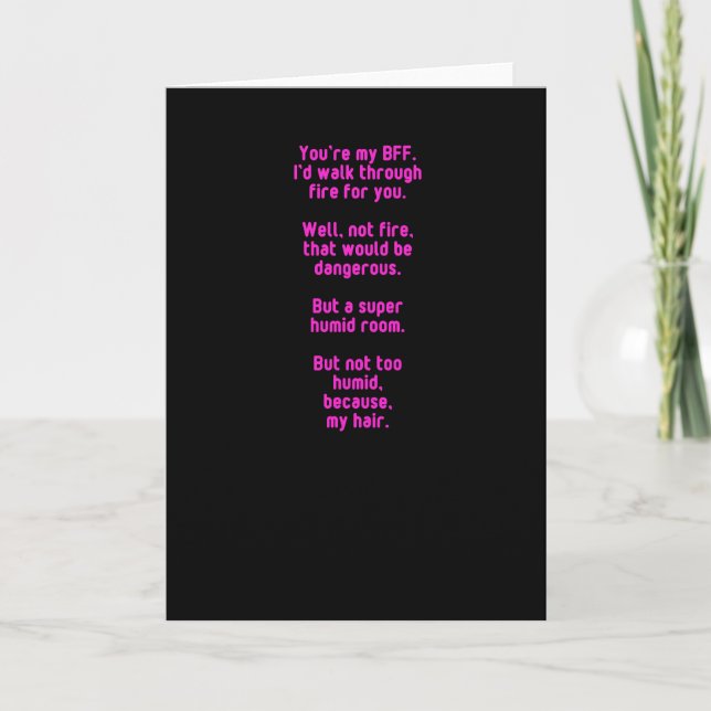Valentines Day Card for your BFF (Front)